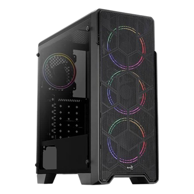 AeroCool Ore Tempered Glass RGB Mid-Tower ATX Case