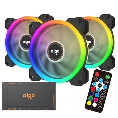 Aigo DarkFlash DR12 RGB Case Fan - 3in1