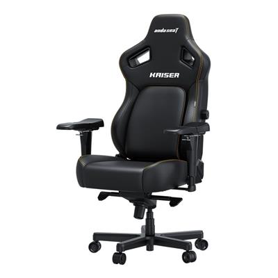 Anda Seat Kaiser 4 L Leather Gaming Chair - Elegant Black