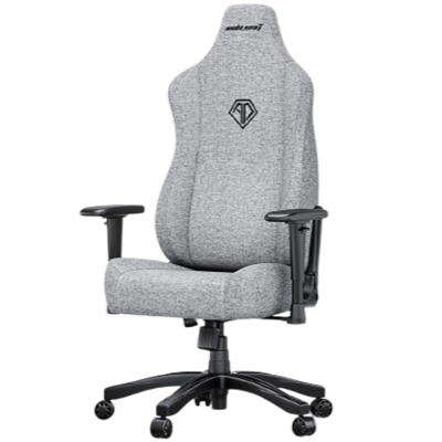 AndaSeat Novis L Series Best Budget Ergonomic Gaming Chair, Linen Fabric, Ash Gray