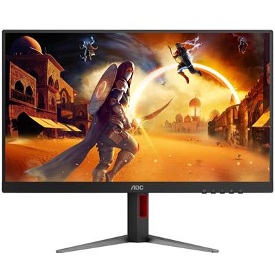 AOC 24G4 23.8" FHD Fast IPS Gaming Monitor: 180Hz Refresh Rate, 0.5ms (MPRT) Response Time, G-Sync Compatible, HDR10, Wide Color Gamut: sRGB 126%, HDMI & Display Port Connectivity, Height Adjustable Stand