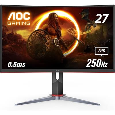 AOC C27G2Z2 - 250Hz 1080p FHD VA 27" Curved Gaming Monitor