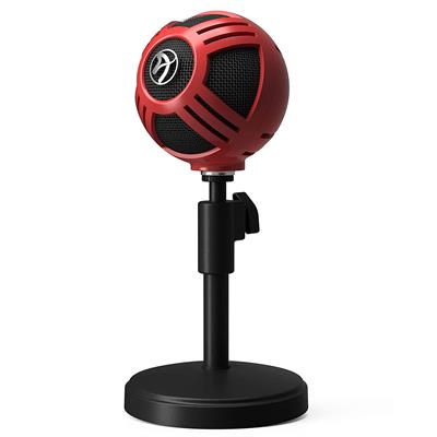 Arozzi Sfera USB Streaming Microphone - Red