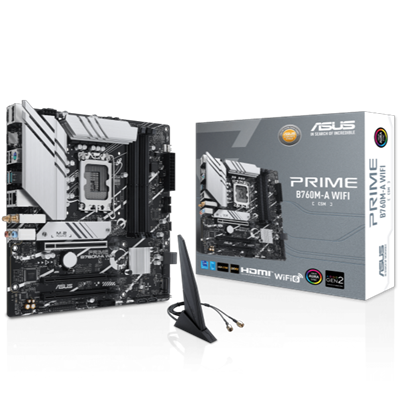 Asus Prime B760M-A Wifi-CSM DDR5 Intel 12/13th Gen microATX Motherboard