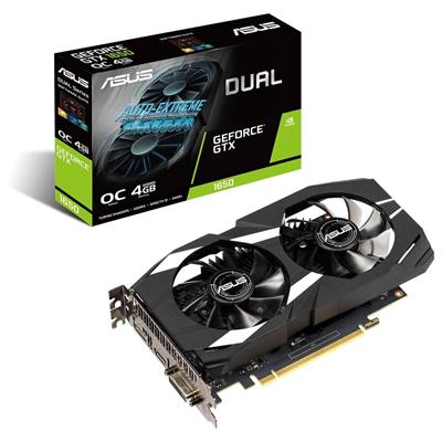 Asus Dual GeForce GTX 1650 OC Edition 4GB EVO Graphics Card