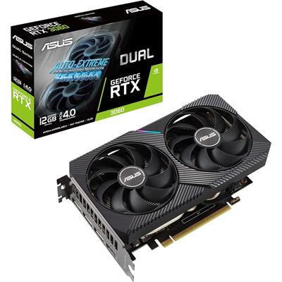 Asus Dual GeForce RTX 3060 V2 OC Edition 12GB Graphics Card