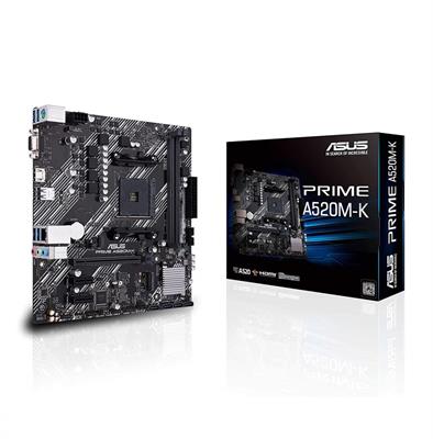 Asus Prime A520M-K AMD AM4 microATX Motherboard