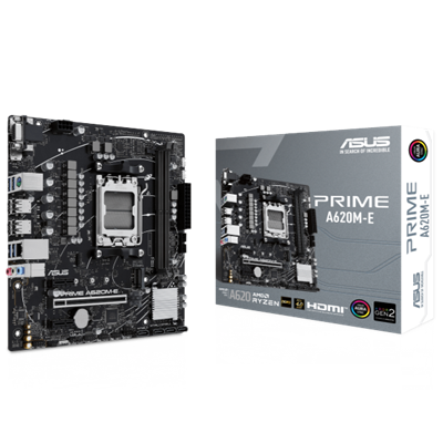 Asus Prime A620M-E DDR5 AMD AM5 microATX Motherboard