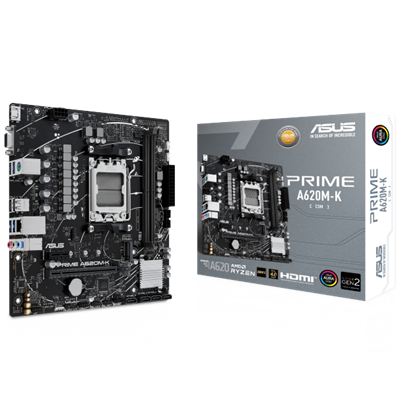 Asus Prime A620M-K-CSM DDR5 AMD AM5 microATX Motherboard