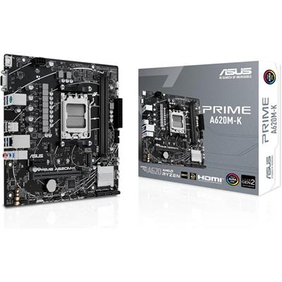 Asus Prime A620M-K DDR5 AMD AM5 microATX Motherboard