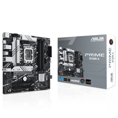 Asus Prime B760M-A DDR5 Intel 12/13th Gen microATX Motherboard