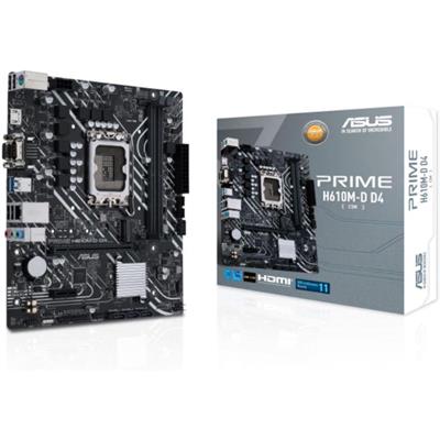 Asus Prime H610M-D D4-CSM Intel 12/13/14th Gen microATX Motherboard