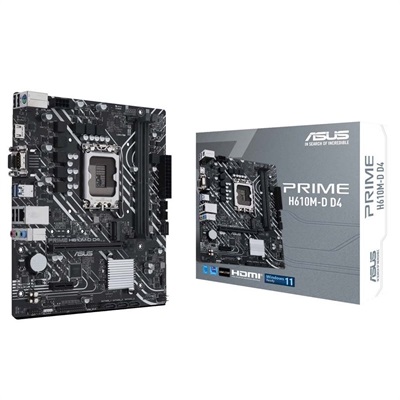 Asus Prime H610M-D D4 Intel 12th Gen microATX Motherboard