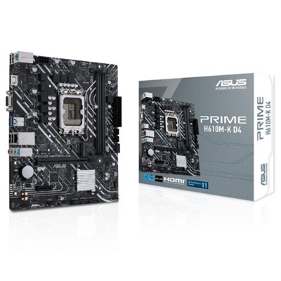 Asus Prime H610M-K D4 - LGA 1700 (Intel 12th Gen) microATX Motherboard