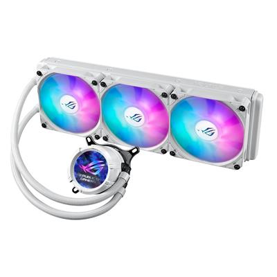 Asus Rog Strix LC III 360 ARGB LCD AIO 360mm Liquid CPU Cooler - White Edition