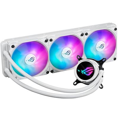 Asus Rog Strix LC III 360 ARGB AIO 360mm Liquid CPU Cooler - White Edition