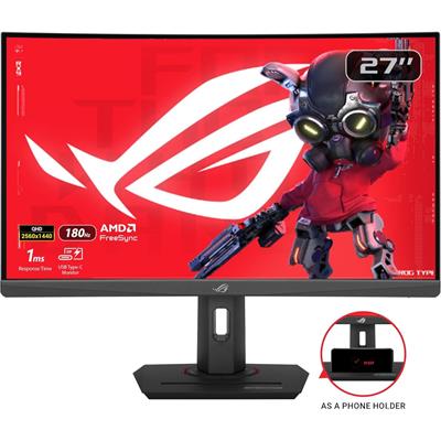 Asus Rog Strix XG27WCS - 180Hz 2K 1440p WQHD VA 27" Type-C Curved Gaming Monitor