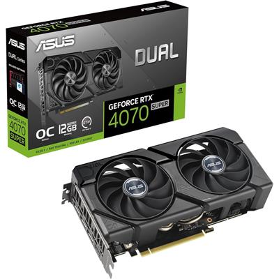 Asus Dual GeForce RTX 4070 Super EVO OC Edition 12GB GDDR6X Graphics Card