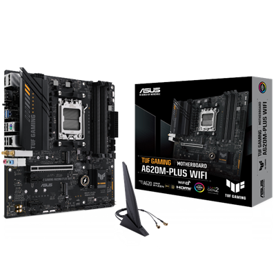 Asus Tuf Gaming A620M-Plus Wifi DDR5 AMD AM5 microATX Motherboard