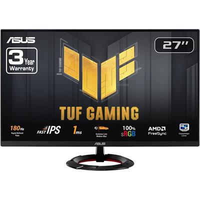 Asus Tuf Gaming VG279Q3R 27” 1080P Monitor - Full HD, 180Hz, Fast IPS, Extreme Low Motion Blur, 1ms, FreeSync, Variable Overdrive, Shadow Boost, Eye Care, 100% sRGB