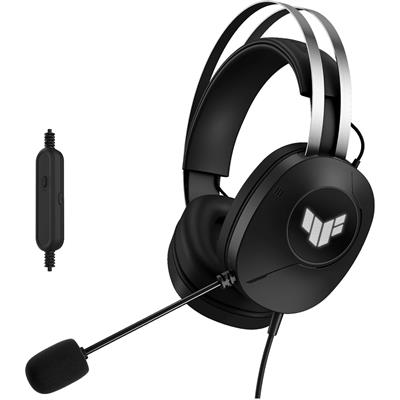 Asus Tuf H1 Gaming Gen II Wired Headset, 40mm Petrol Speakers, 7.1 Virtual Surround Sound, TeamSpeak Certified Microphone, 297g Lightweight Design