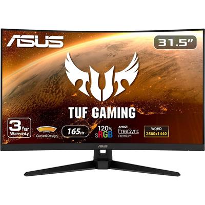 Asus Tuf Gaming VG32VQ1B - 165Hz 2K 1440p QHD VA 32" Curved Monitor