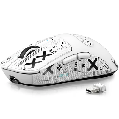 Attack Shark X3 Lighweight Wireless Gaming Mouse - White