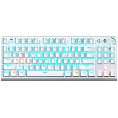 Aula F3001 RGB Wireless Mechanical Gaming Keyboard - White (Blue Switch)