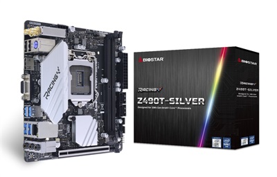 Biostar Z490T-Silver LGA 1200 (Intel 10/11th Gen) Mini-ITX Motherboard