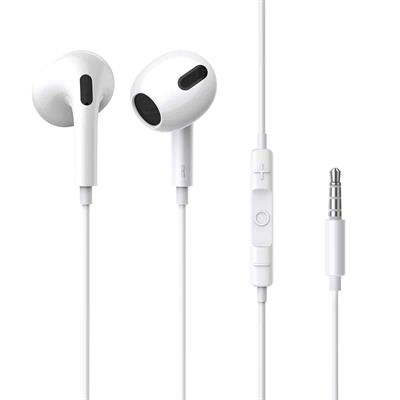 Baseus Encok H17 3.5mm Wired In-Ear Earphones - White