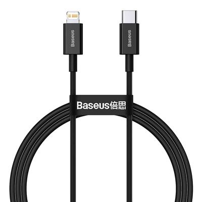 Baseus Superior Series Fast Charging Data Cable Type-C to iPhone PD 20W - 1 Meter (Black)
