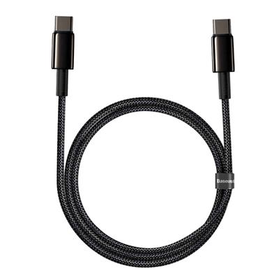Baseus Tungsten Gold Fast Charging Data Cable Type-C to Type-C 100W - 1 Meter