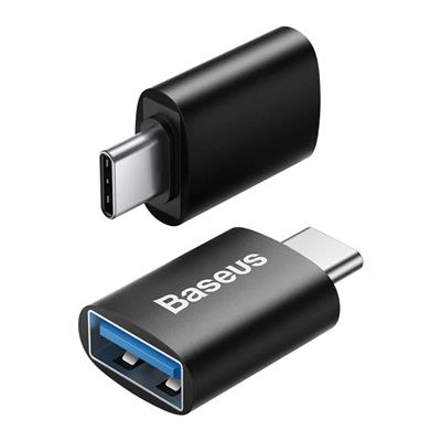 Baseus USB 3.1 Adapter OTG Type C Male to USB Female - Black