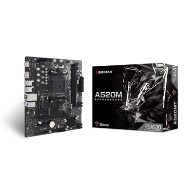 Biostar A520MT AMD AM4 microATX Motherboard