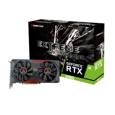 Biostar GeForce RTX 3060 12GB Graphics Card - Free Delivery