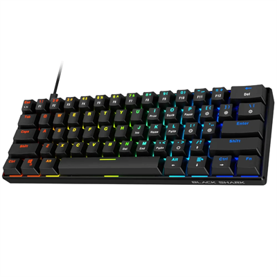 Black Shark Sixgill K4 RGB 60% Mechanical Gaming Keyboard - Blue Switches