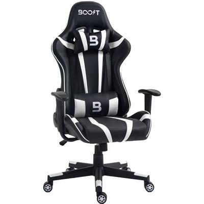Boost Impulse Gaming Chair - Black/White (Free Delivery)