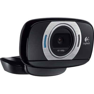 Logitech HD Laptop Webcam C615 with Fold-and-Go Design, 360-Degree Swivel, 1080p Camera