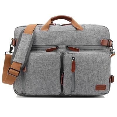 Coolbell CB-5005 17.3" Canvas Business Backpack - Grey