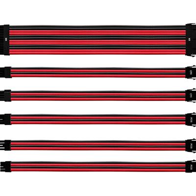 Cooler Master Colored Extension Cable Kit - Red & Black