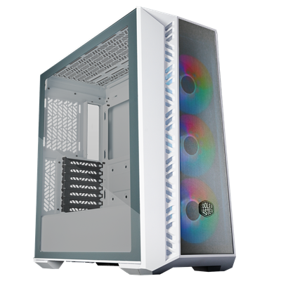 Cooler Master MasterBox 520 Mesh ARGB Mid-Tower ATX Case - White