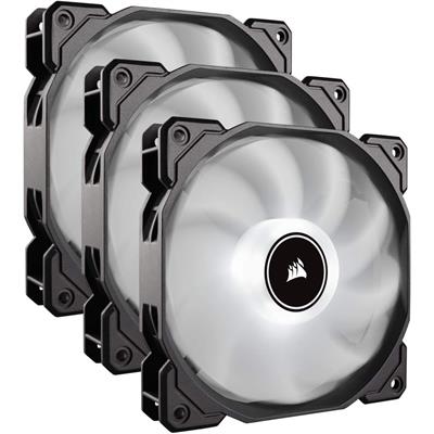 Corsair AF120 LED White Low Noise Cooling Fan Triple Pack For Desktop - Box Open