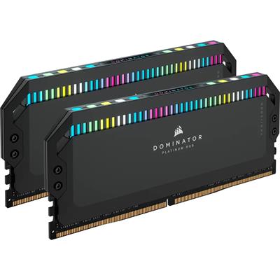 Corsair Dominator Platinum RGB 64GB (2x32GB) 5200MHz C40 DDR5 DRAM Memory Kit - Black
