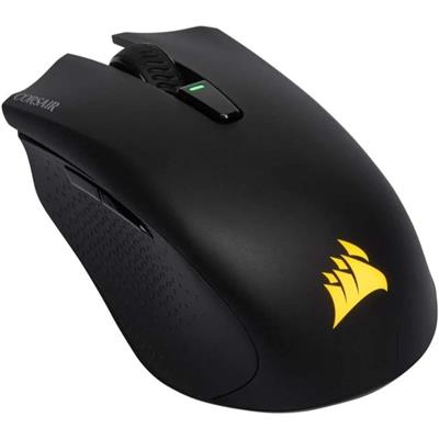 Corsair Harpoon RGB Wireless Gaming Mouse, 10,000 DPI, 6 Programmable Buttons, Lightweight, Bluetooth, USB - Black