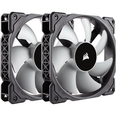 Corsair ML120 120mm PWM Premium Magnetic Levitation Case Fan - Twin Pack (Box Open)