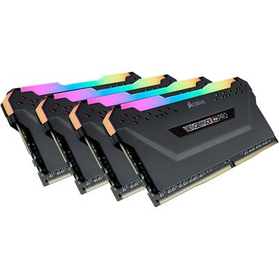 Corsair Vengeance RGB Pro 64GB (4x16GB) 3600MHz C18 DDR4 (PC4-28800) Desktop Memory – Black