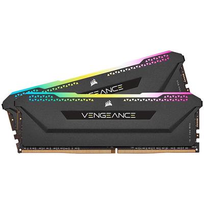 Corsair Vengeance RGB Pro SL 16GB (2x8GB) 3200MHz C16 DDR4 DRAM Memory Kit - Black (Used)