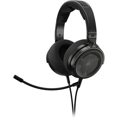 Corsair Virtuoso PRO Wired Open Back Gaming Headset, Detachable Uni-Directional Microphone, 50mm Graphene Drivers, 20Hz-40 kHz Frequency Response - Carbon