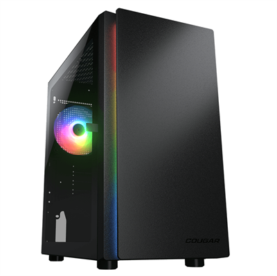 Cougar Purity RGB Mini-Tower microATX Case - Black - Free Delivery