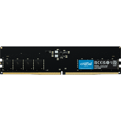 Crucial 16GB (1x16GB) 5600MHz CL46 DDR5 RAM (or 5200 MHz or 4800 MHz) Desktop Memory, UDIMM 288-Pin, Compatible with Intel Core and AMD Ryzen Processors